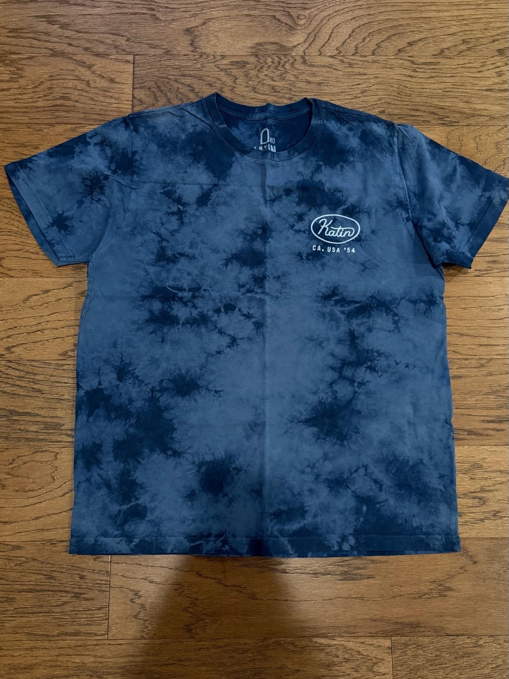 Katin Navy Tie-Dye Chest Logo Short Sleeve Tee